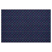 Dunkles florales Hintergrund-Wrap-Papier Blau Stoff (Fat Quarter (45,7 x 55,9 cm))
