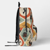 Dunkles Geistermuster Bedruckter Rucksack (Links)