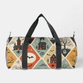 Dunkles Geistermuster Duffle Bag (Rückseite)