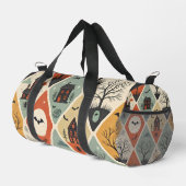 Dunkles Geistermuster Duffle Bag (Rechte Ecke)