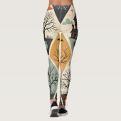 Dunkles Geistermuster Leggings (Rückseite)
