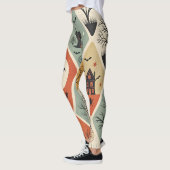 Dunkles Geistermuster Leggings (Links)