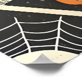 Dunkles Geistermuster Poster (Ecke)