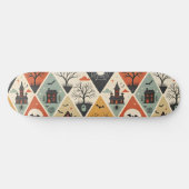 Dunkles Geistermuster Skateboard (Horizontal)