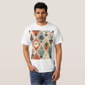 Dunkles Geistermuster T-Shirt (Vorne ganz)