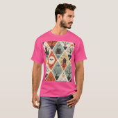 Dunkles Geistermuster T-Shirt (Vorne ganz)