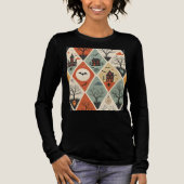 Dunkles Geistermuster Tri-Blend Shirt (Vorderseite)