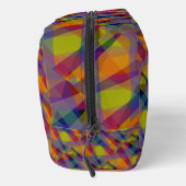 Dunkles Geometrisches - Dopp Kit Waschbeutel (Rechts)