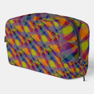 Dunkles Geometrisches - Dopp Kit Waschbeutel
