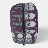 Dunkles geometrisches Zeichenmuster Waschbeutel (Rechts)