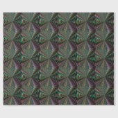 Dunkles glänzendes ganz eigenhändig geschriebes geschenkpapier (Flach)