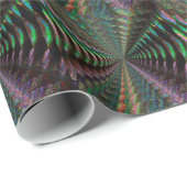 Dunkles glänzendes ganz eigenhändig geschriebes geschenkpapier (Rolleneckpunkt)