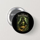 Dunkles Glück des heiligen Patrick Button (Vorne & Hinten)