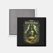 Dunkles Glück des heiligen Patrick Magnet (Vorderseite/Rückseite)