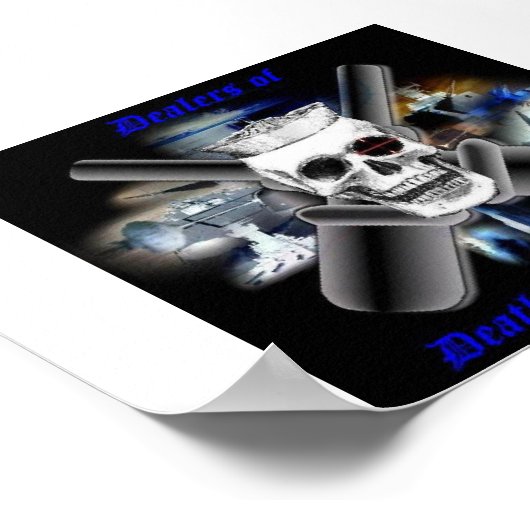 Dunkles GM-Bild Poster (Ecke)