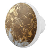 Dunkles Gold-Marmormuster Keramikknauf (Rechts)