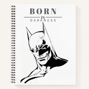 Dunkles Gothic-Katz-Krieger-Kunst-Notizbuch Notizblock