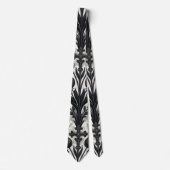 Dunkles Gothic-Rosen-Muster (2) Krawatte (Vorderseite)