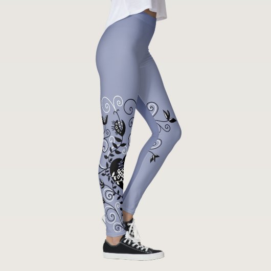 Dunkles gotisches abstraktes wunderliches örtlich leggings (Rechts)