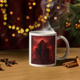 Dunkles Gottessymbol Gothic Fantasy Zweifarbige Tasse