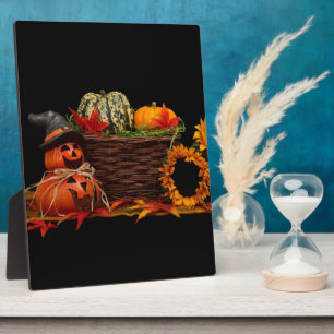 Dunkles Halloween-Design Fotoplatte