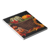 Dunkles Halloween-Design Notizblock (angewinkelt)