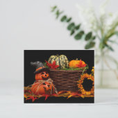 Dunkles Halloween-Design Postkarte (Stehend Vorderseite)