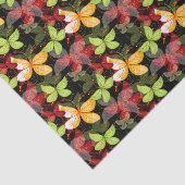 Dunkles Herbst-Muster Seidenpapier (Ausschnitt)