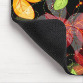 Dunkles Herbstmuster Mousepad (Ecke)