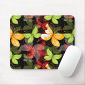 Dunkles Herbstmuster Mousepad (Mit Mouse)