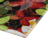 Dunkles Herbstmuster Schneidebrett (Ecke)