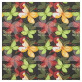 Dunkles Herbstmuster Stoff (Muster)