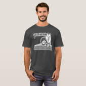 Dunkles Herrenhemd T-Shirt (Vorne ganz)
