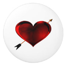 Dunkles Herz mit Goldrausch, Ziehen, Stift