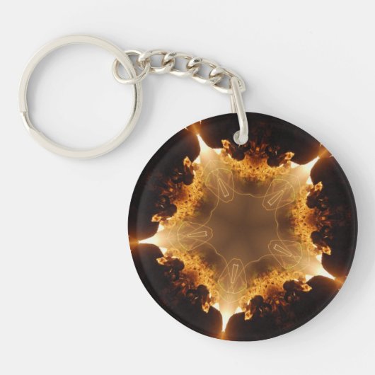 Dunkles Herz Schlüsselanhänger (Vorderseite)