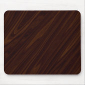 Dunkles Holz Mousepad (Vorne)