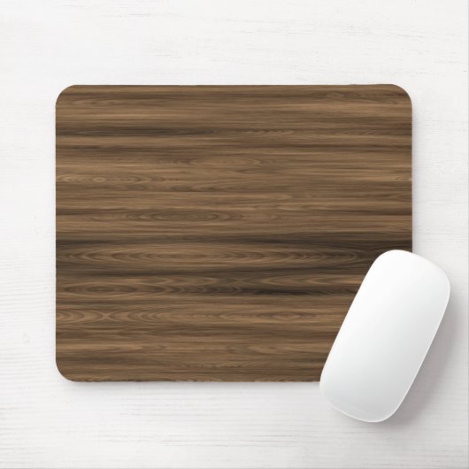 dunkles Holz Mousepad (Mit Mouse)