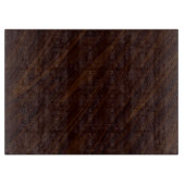 Dunkles Holz Schneidebrett (Vorderseite)