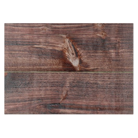 Dunkles Holz Schneidebrett (Vorderseite)