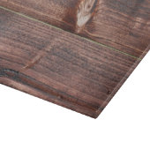 Dunkles Holz Schneidebrett (Ecke)