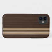 Dunkles Holz Stripes iPhone 5 Kasten - Case-Mate iPhone Hülle (Rückseite (Horizontal))