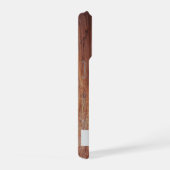 dunkles Holz und modernes Personalisiertes  iPhone Hülle (Rechte Seite)