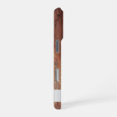 dunkles Holz und modernes Personalisiertes iPhone Hülle (Rechte Seite)