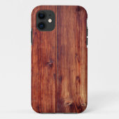 Dunkles Holz wie Textur Case-Mate iPhone Hülle (Rückseite)