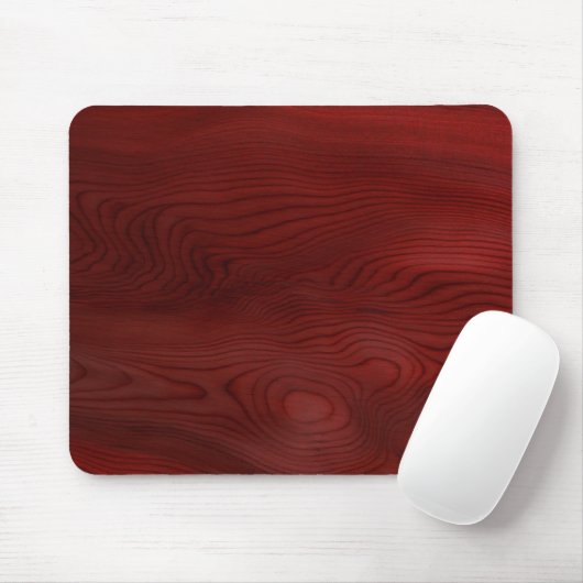 Dunkles hölzernes Korn Mousepad (Mit Mouse)