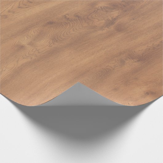 Dunkles Holzmuster Geschenkpapier (Ecke)