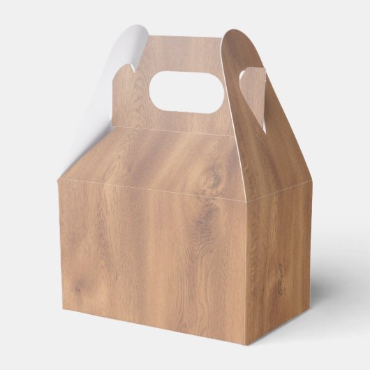 Dunkles Holzmuster Geschenkschachtel (Rückseite)