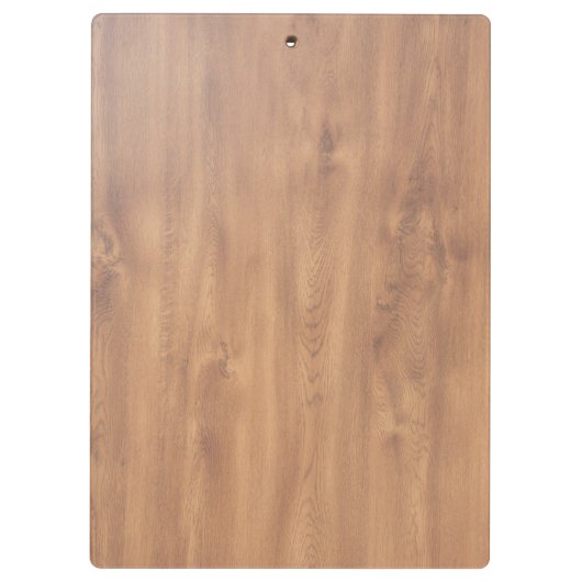 Dunkles Holzmuster Klemmbrett (Rückseite)