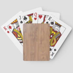 Dunkles Holzmuster Spielkarten