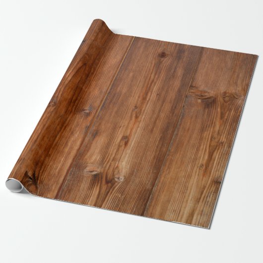 dunkles Holzumschlagpapier Geschenkpapier (Ungerollt)